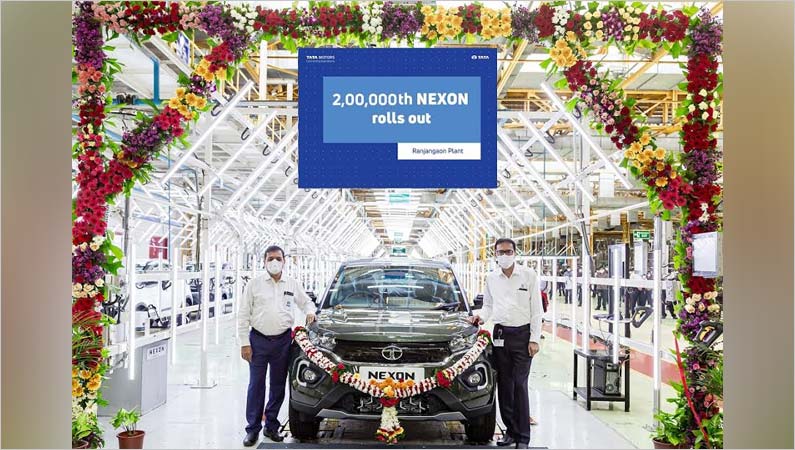 Tata Motors rolls out the 2,00,000th Nexon