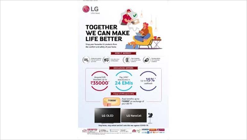 LG announces its ‘Together We Can Make Life Better’ Pre-Book Offer campaign