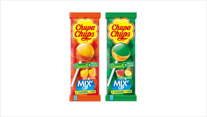 Chupa Chups launches the first-ever dual-flavored Mix Up Lollipop