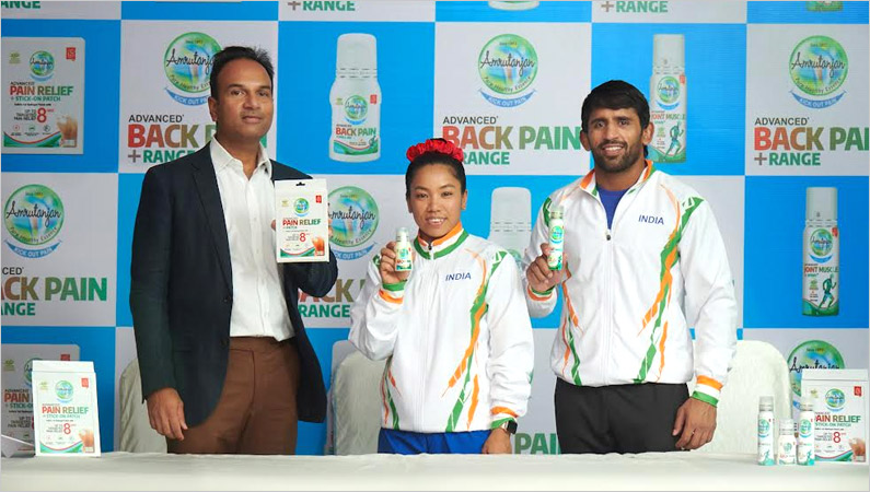 Mirabai Chanu and Bajrang Punia to endorse Amrutanjan’s pain management range