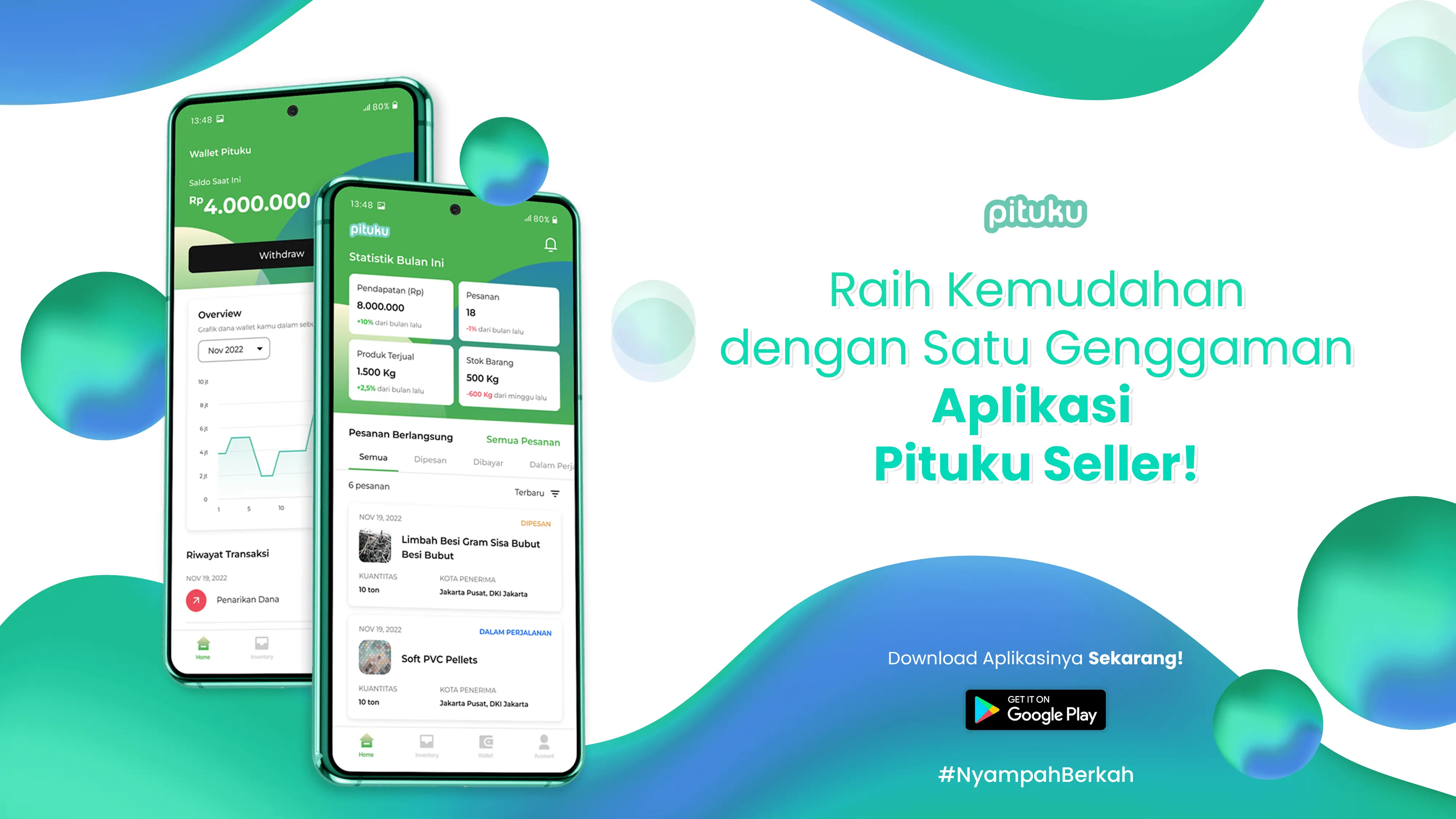 Download Aplikasi Seller Pituku Sekarang!!