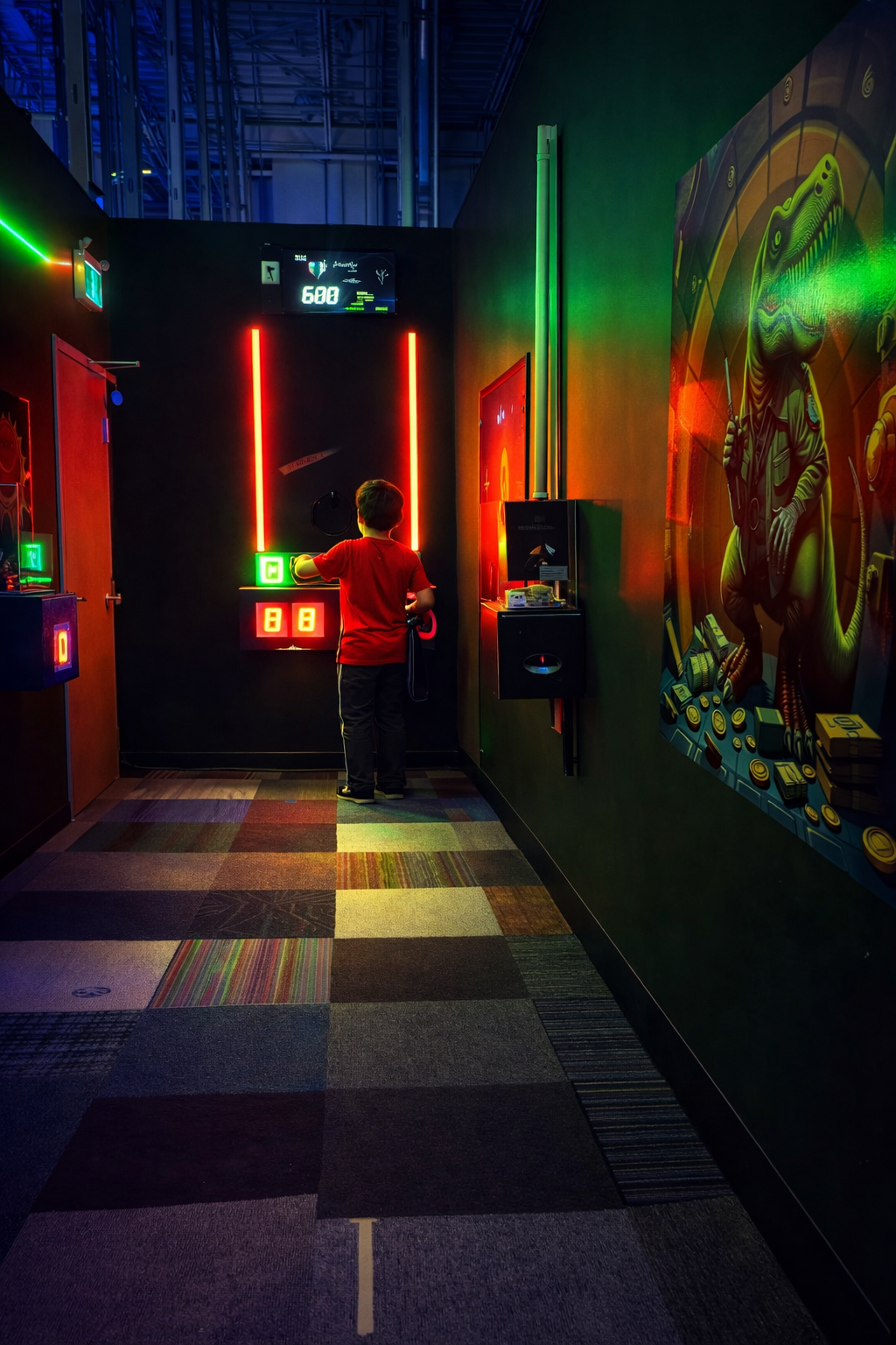 Enjoy classic and modern games in our vibrant Arcade zone at PixelPulsePlay vaughan