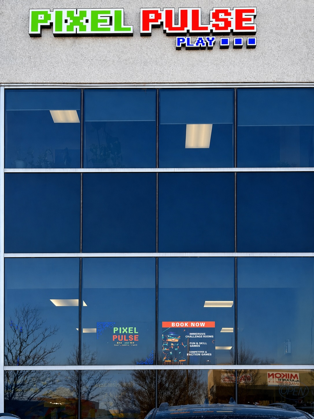 Pixel Pulse Play building exterior
