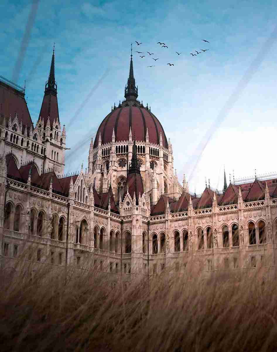 Hungarian Parliament Building by Lachlan Gowen