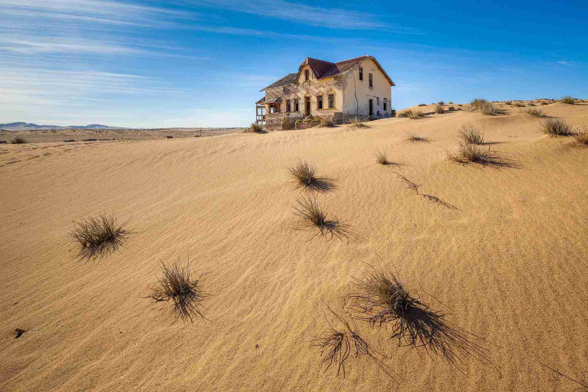 Kolmanskop Abandoned House at Midday-Photo by Chris Stenger