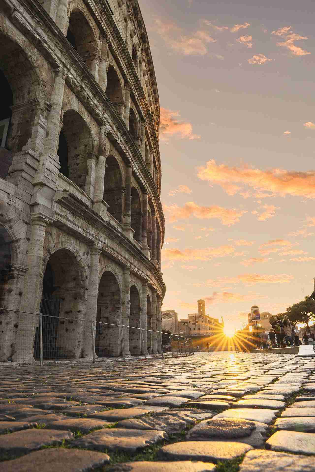 Lowering the camera highlights the cobblestones and early morning results in perfect sunrise free of people-Photo by Modest Tones