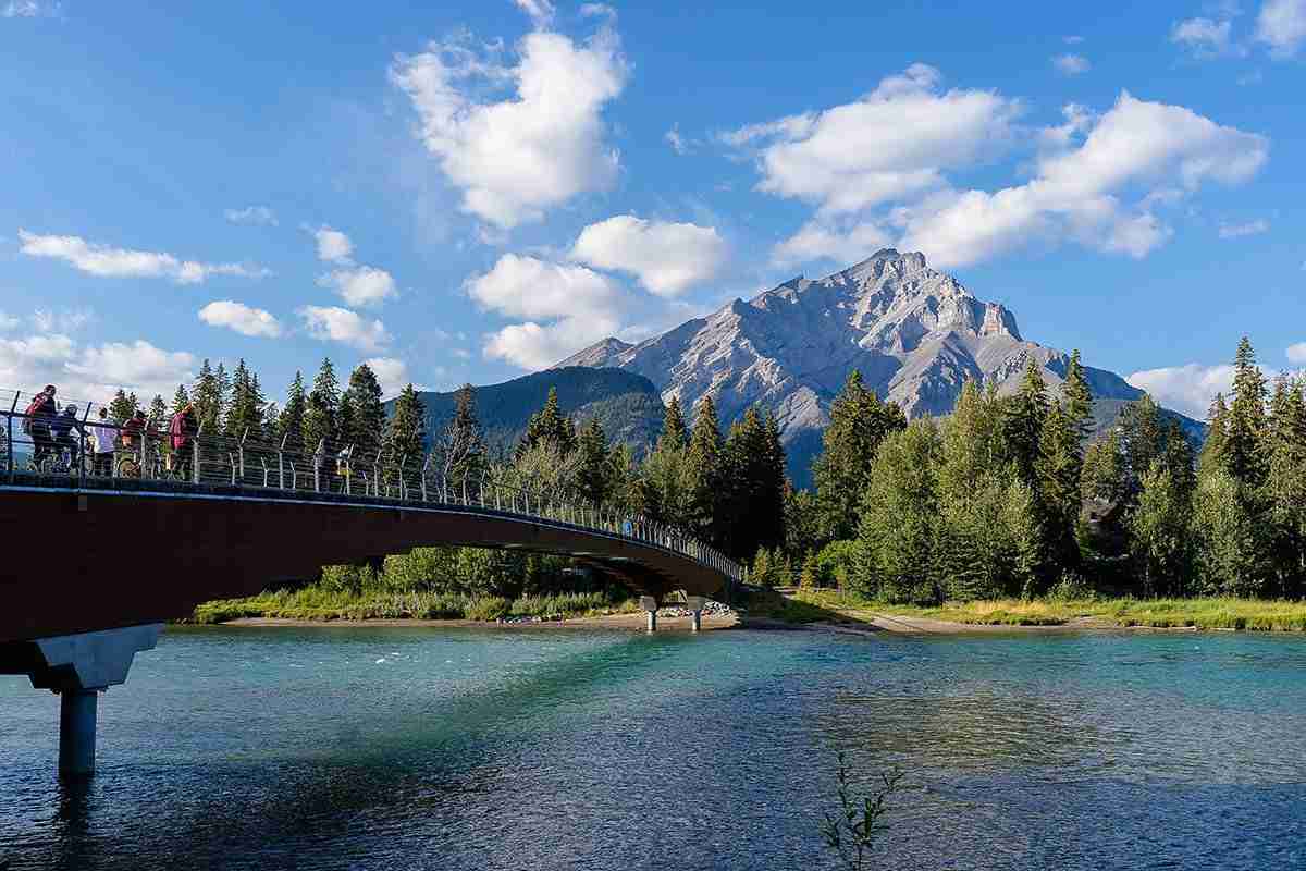 Banff Pedestrian Bridge by Francois Le Nguyen