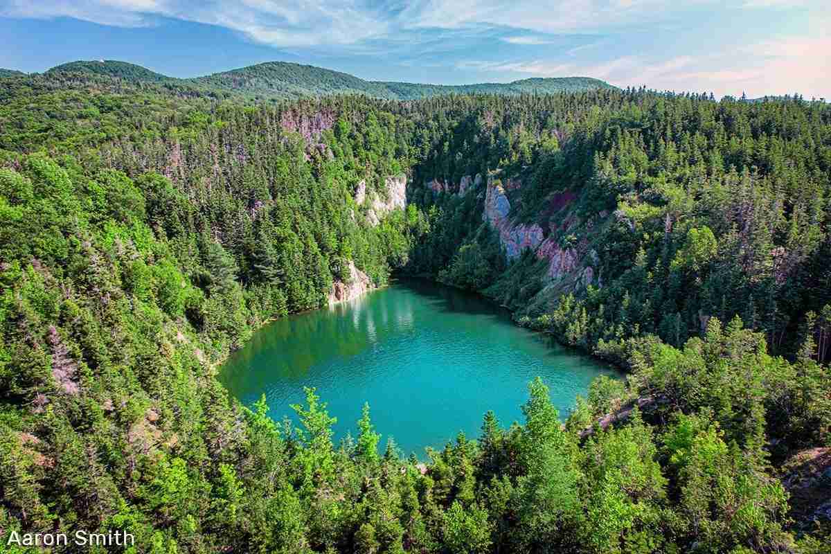 Gypsum Mine Lake by Aaron Smith