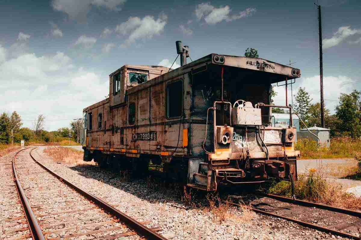 Abandoned Caboose by Shawn M Kent