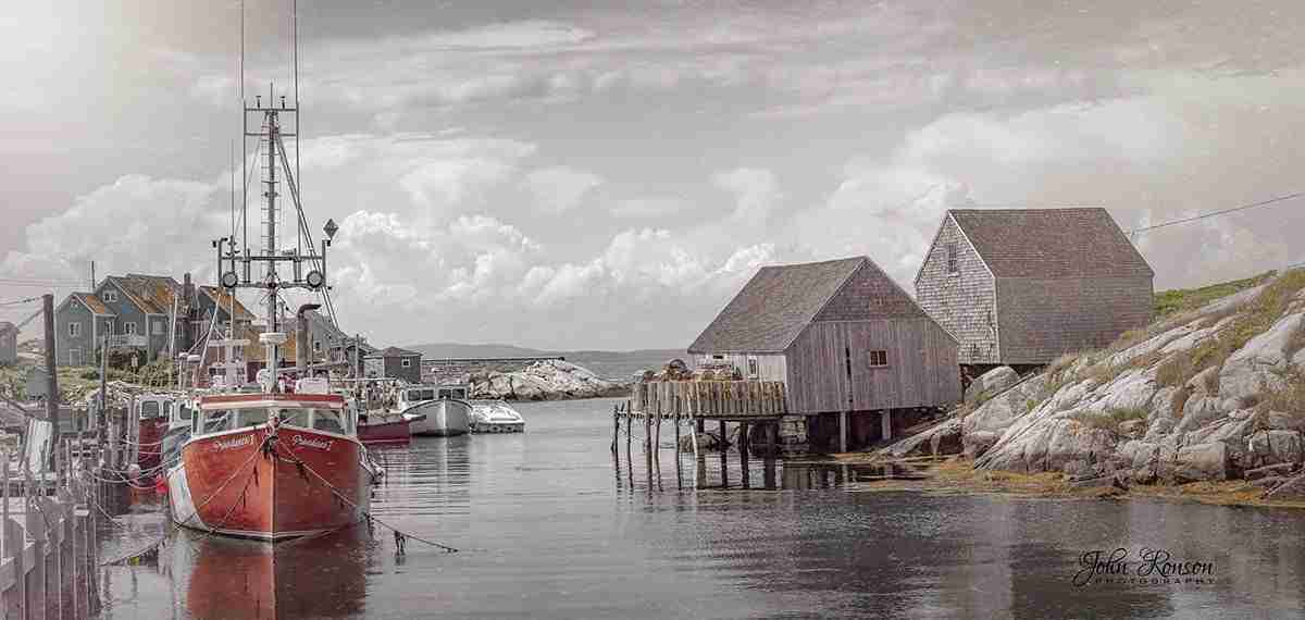 Peggy’s Cove Harbour by John Ronson