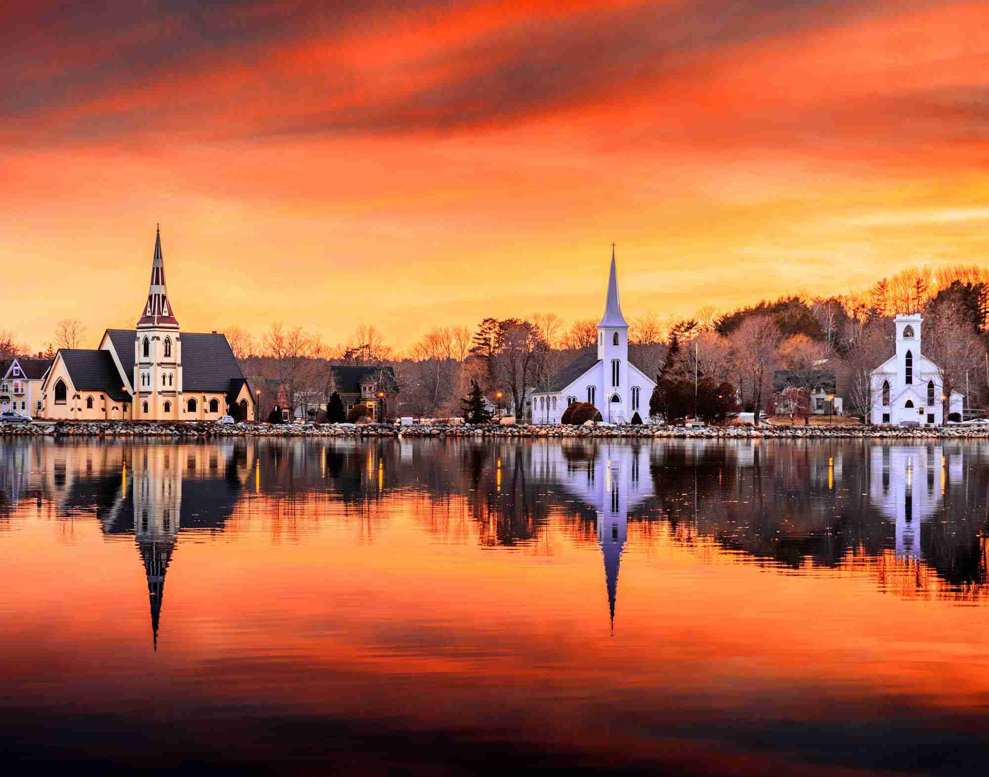 Mahone Bay Three Churches-Photo by Shawn M. Kent