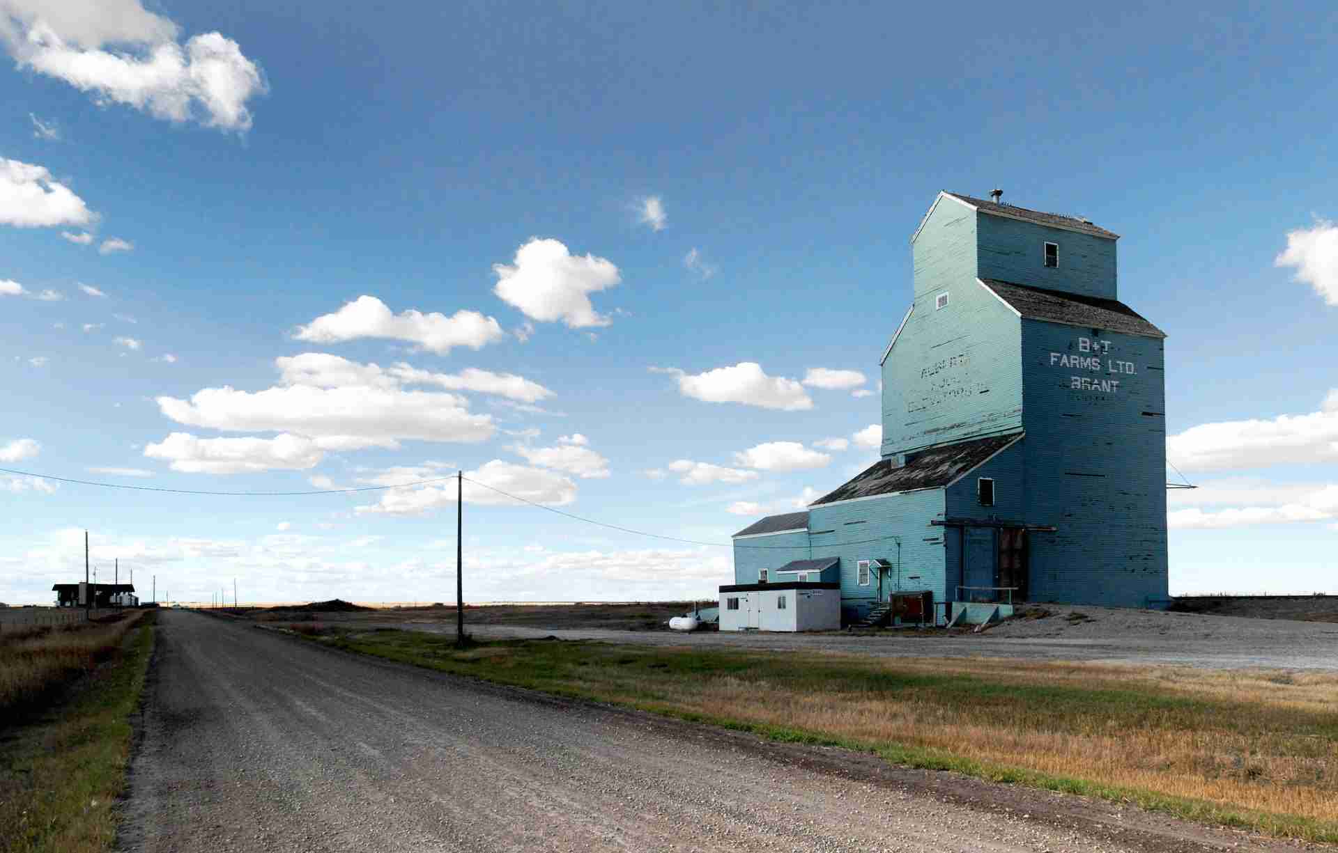 Brant Alberta Grain Silo-Photo by Bernard Spragg. NZ