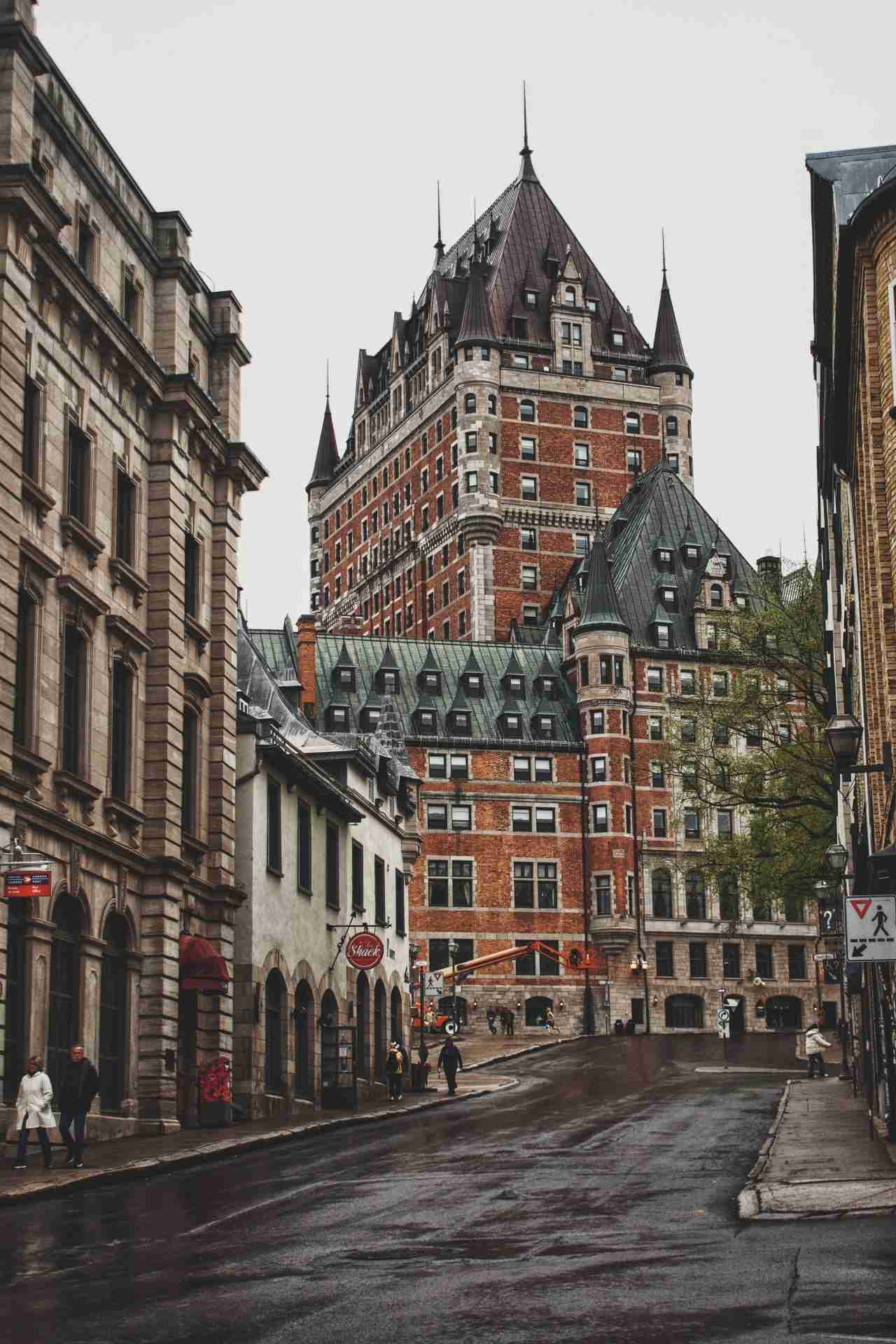View of Le Château Frontenac by Sean McEvoy