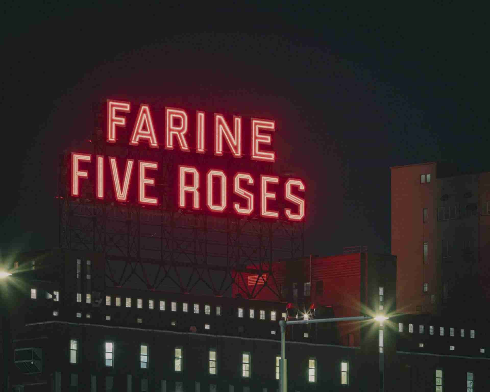 Farine Five Roses Sign-Photo by Shawn M. Kent