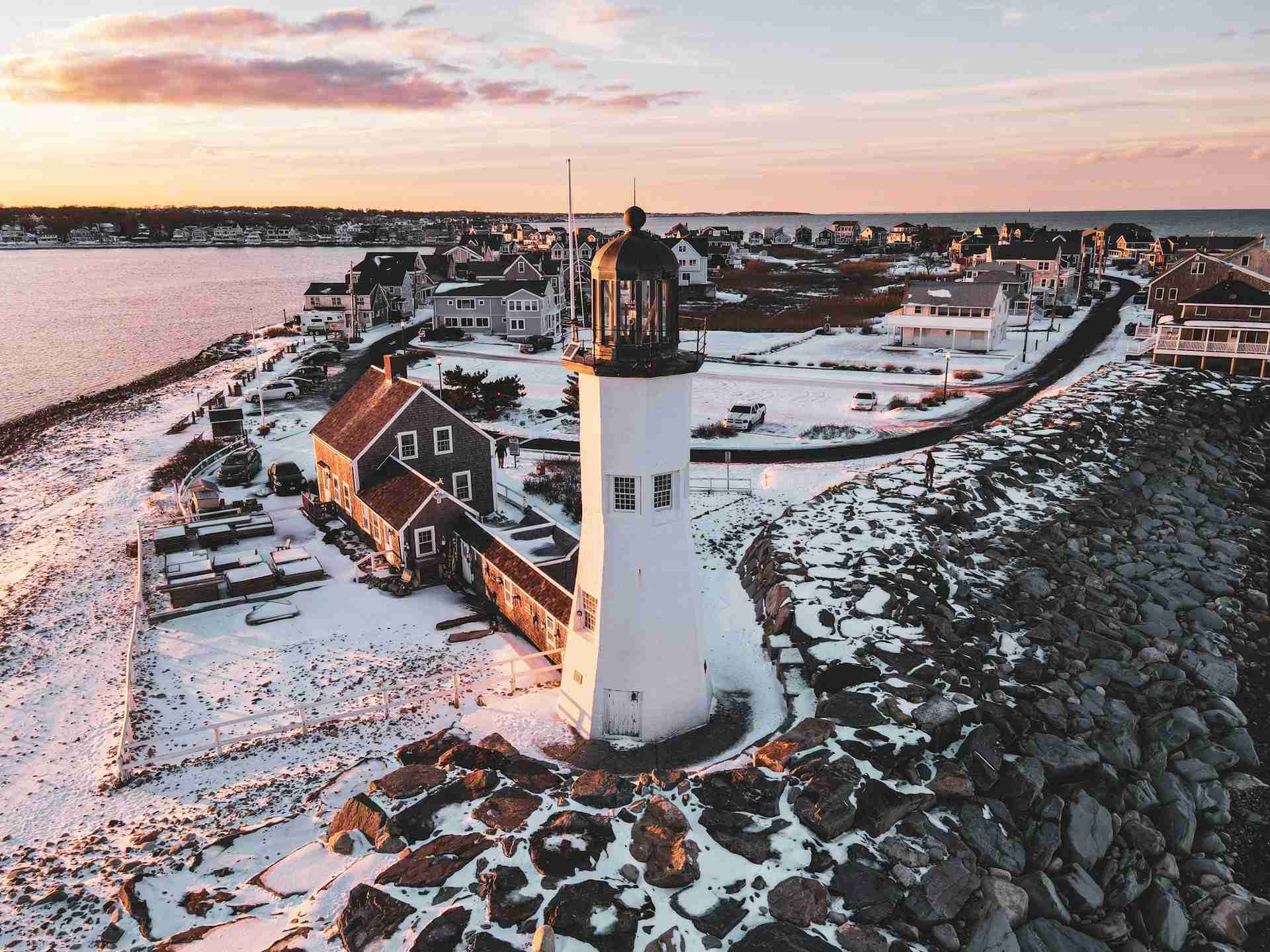 Scituate Lighthouse by Anvesh Uppunuthula