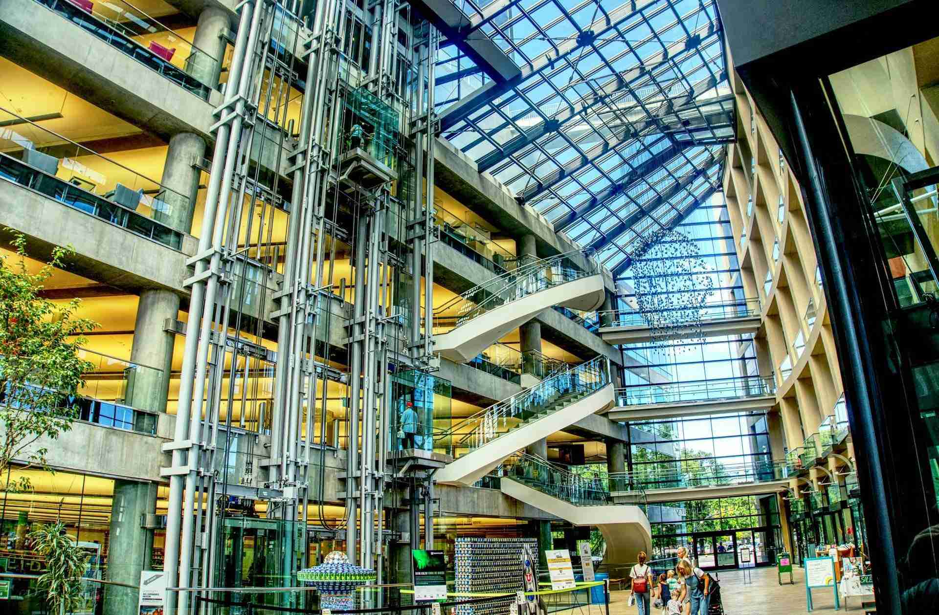 Salt Lake City Public Library by Michael Hart