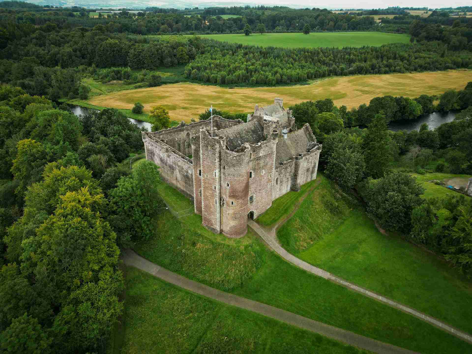 Doune Castle by Johnny Briggs