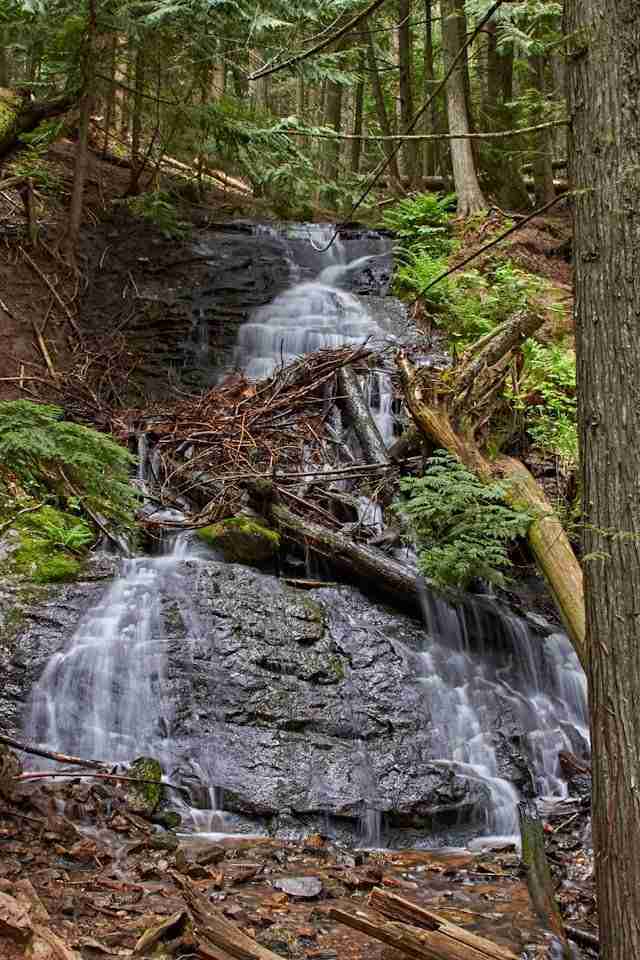 Liberty Lake Loop Trail Waterfall by Clay Elliot
