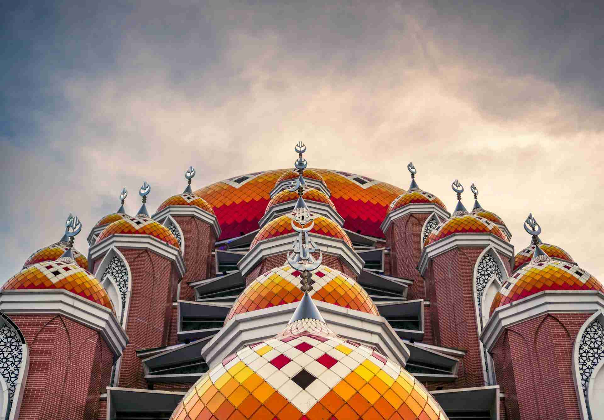 99 Domes Mosque by Defrino Maasy