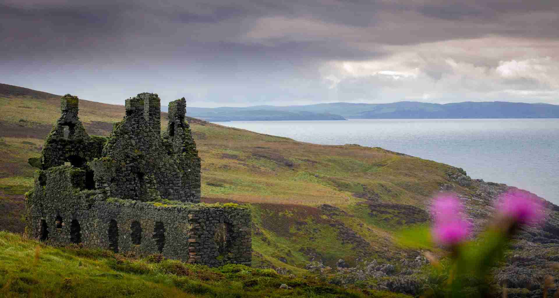 Dunskey Castle by Ben Wicks