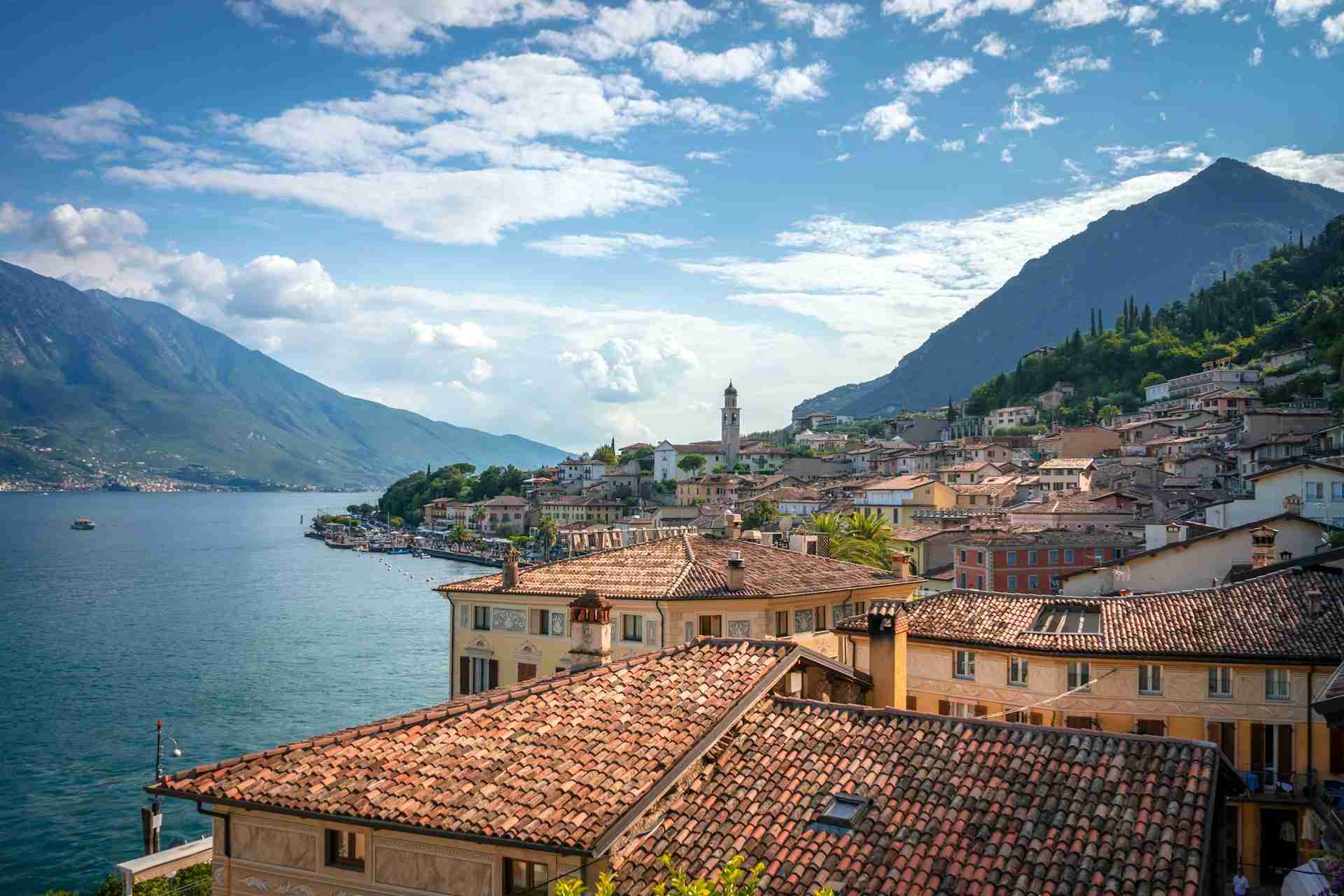 Limone Sul Garda Overlook by Leonhard Niederwimmer