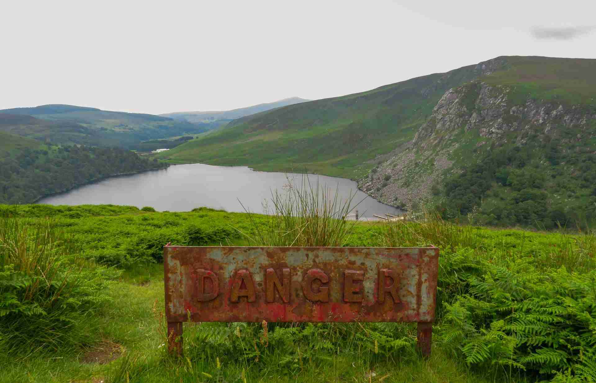 Lough Tay Panorama Overlook by Mark Lawson