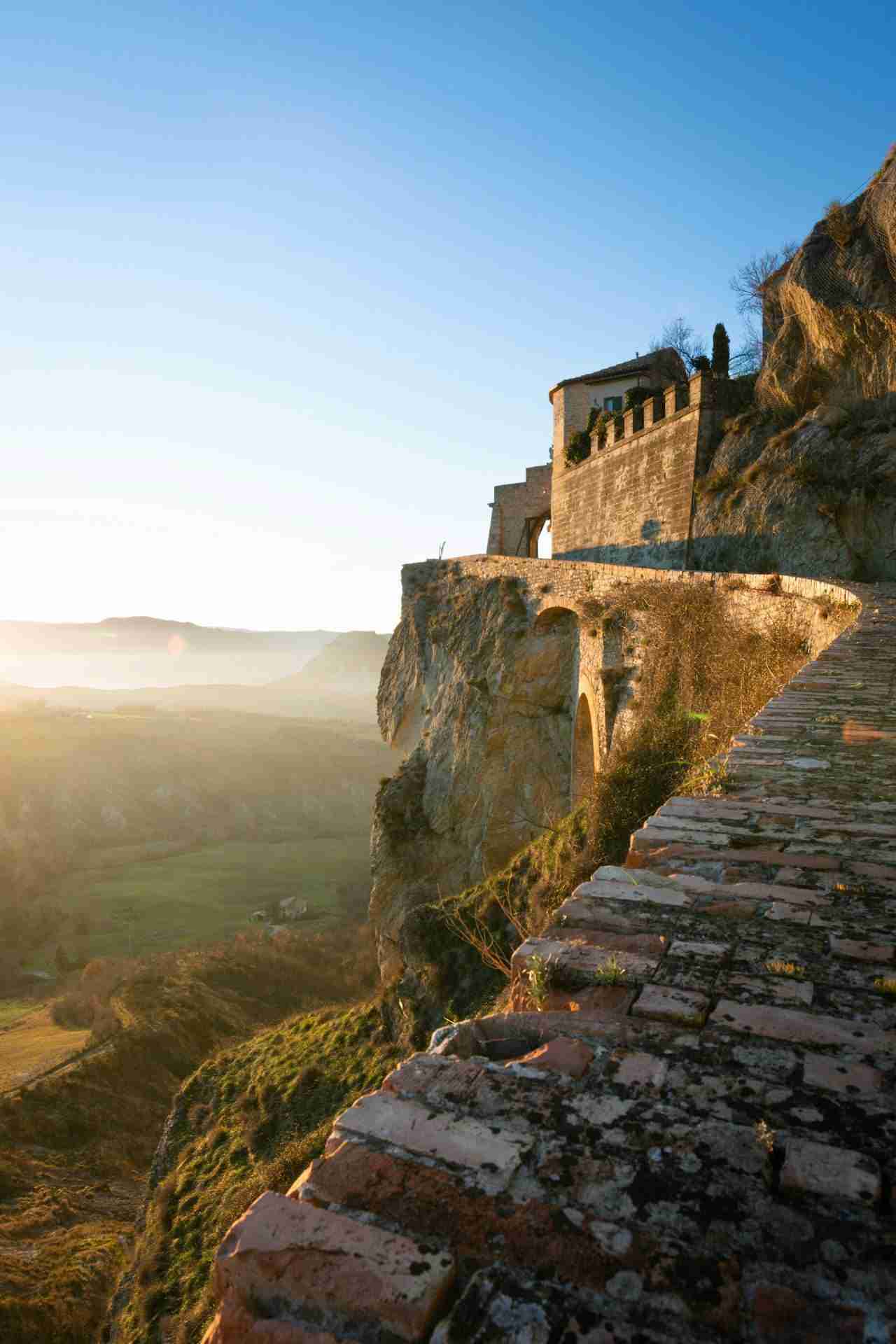 San Leo Overlook by Paolo Bendandi
