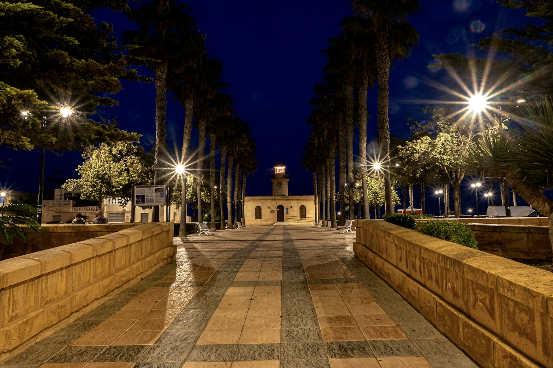 Faro de Roquetas de Mar by Manuel Torres Garcia