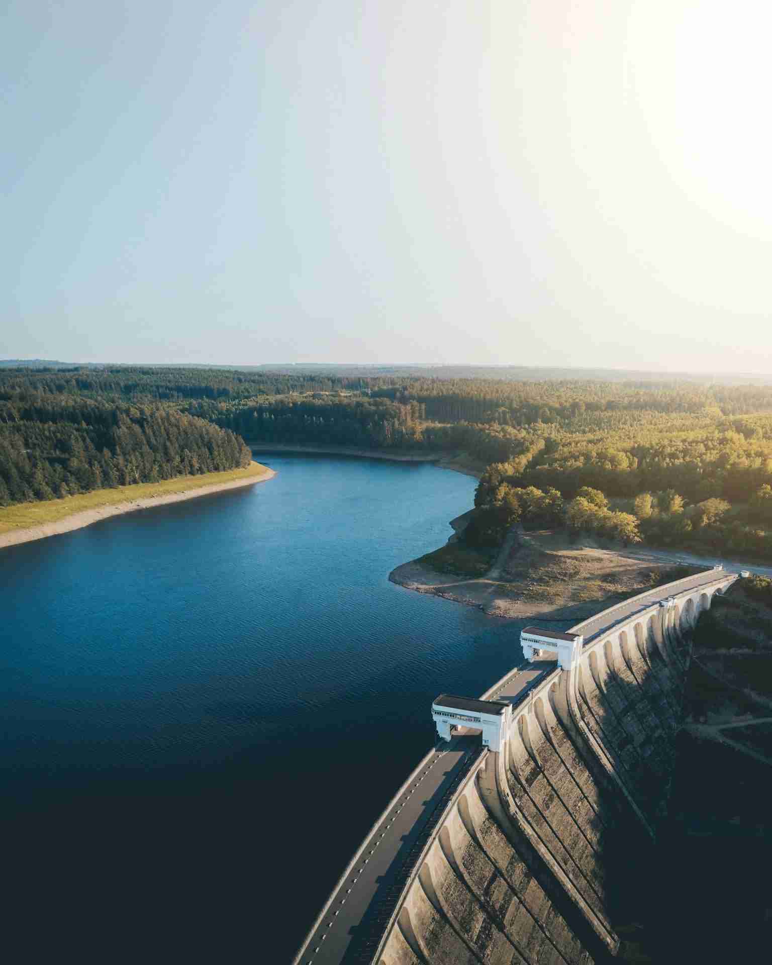 Eupen Lake and Dam by Yana Raeymaekers