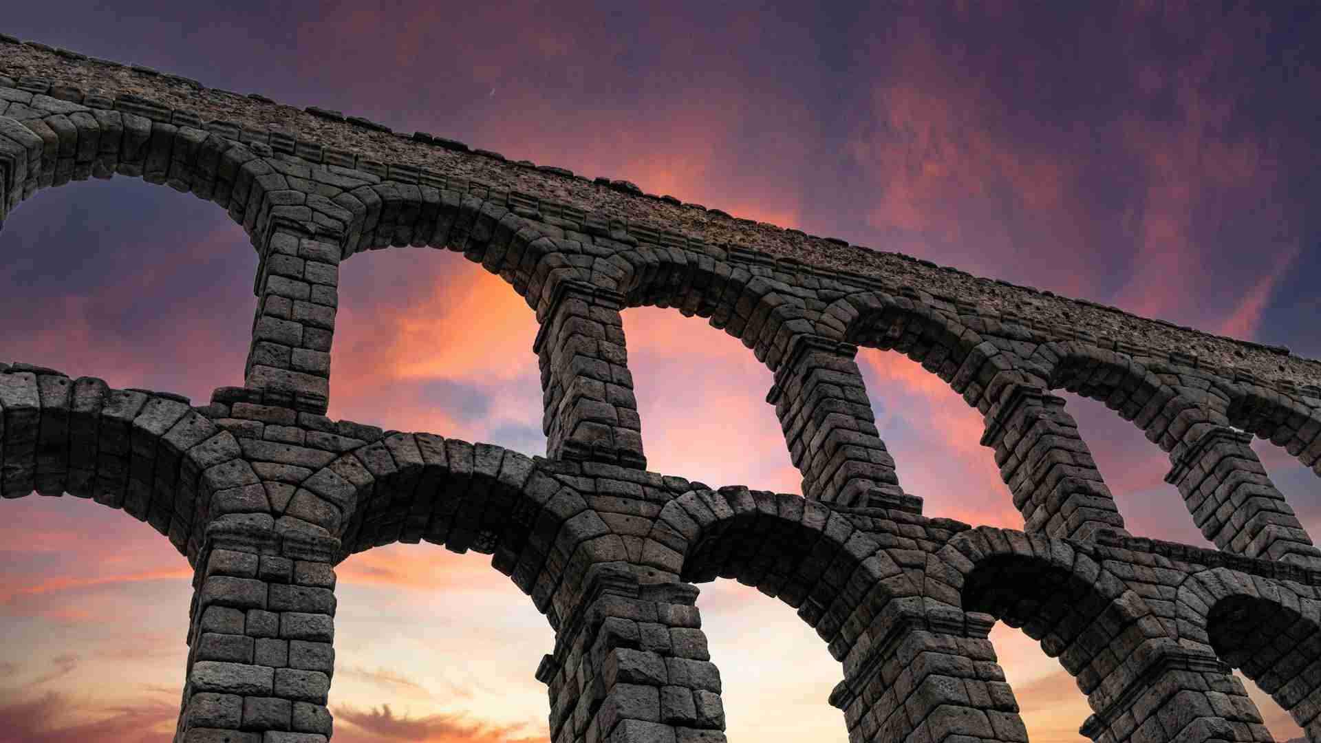 Acueducto de Segovia by Marco De Hevia