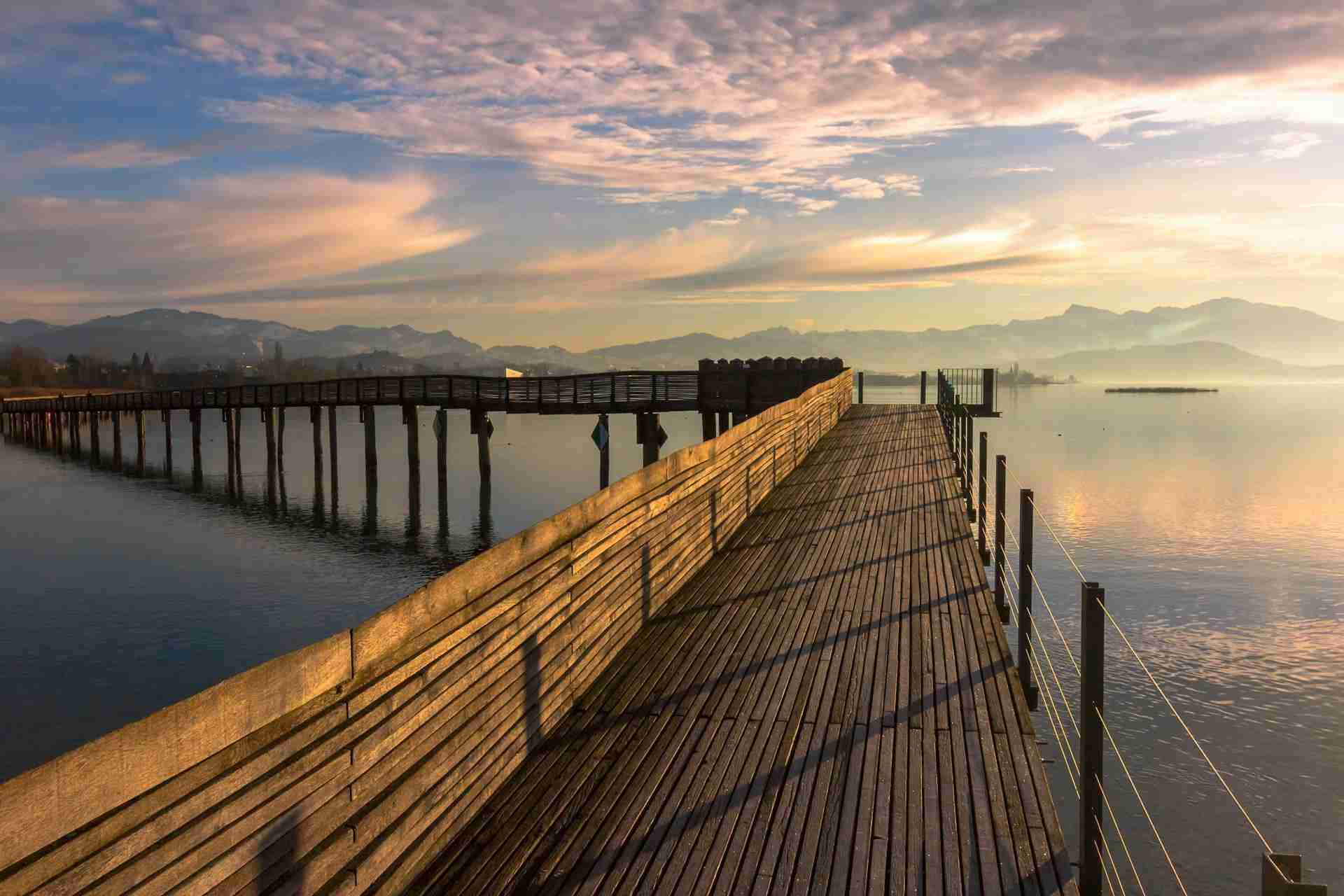 Holzbrücke Rapperswil-Hurden by Jan Huber