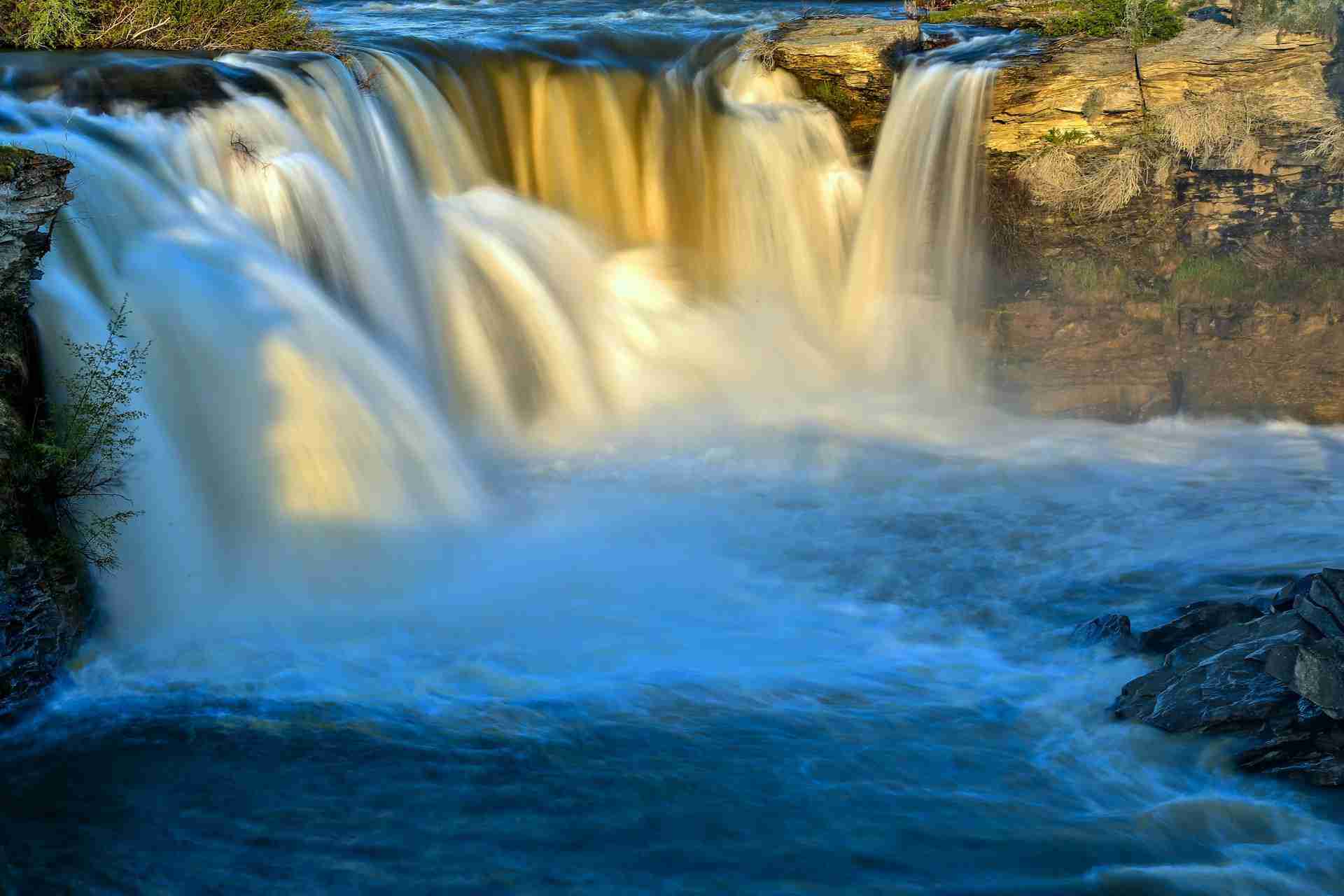 Lundbreck Falls by David Wirzba