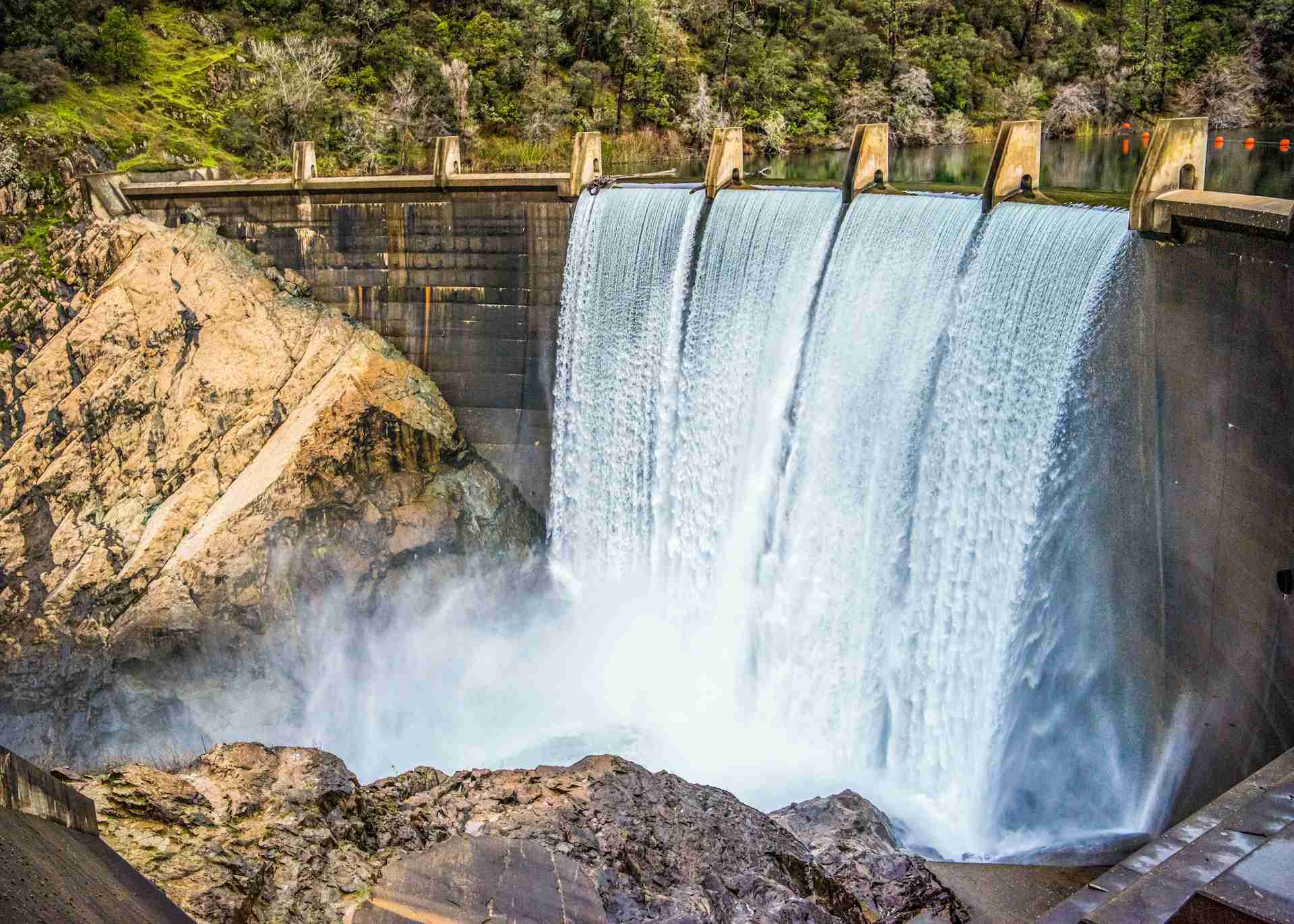 North Fork Dam and Lake Clementine by Jessica Smith
