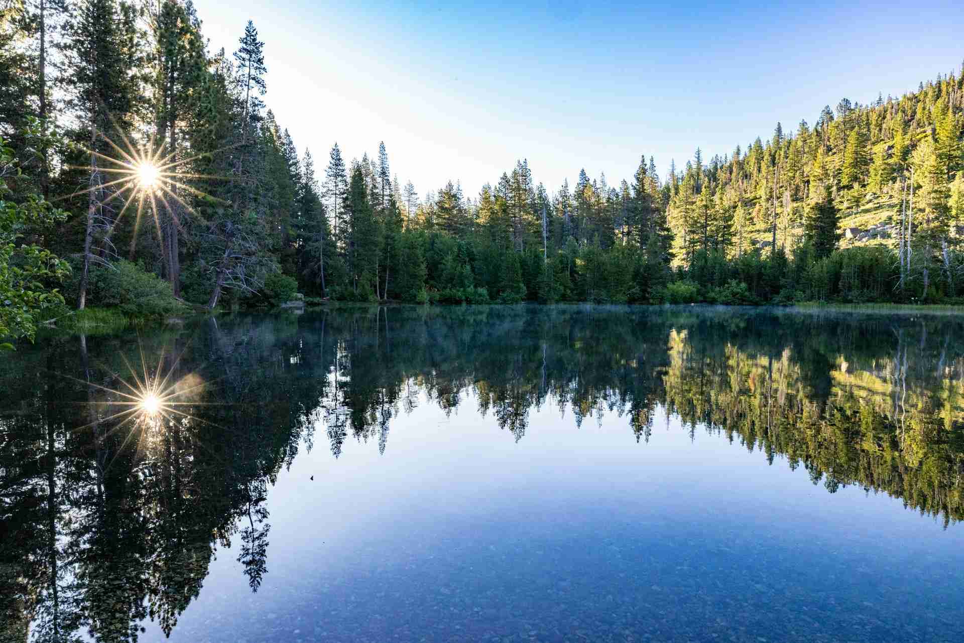 Lower Sardine Lake by Mick Haupt