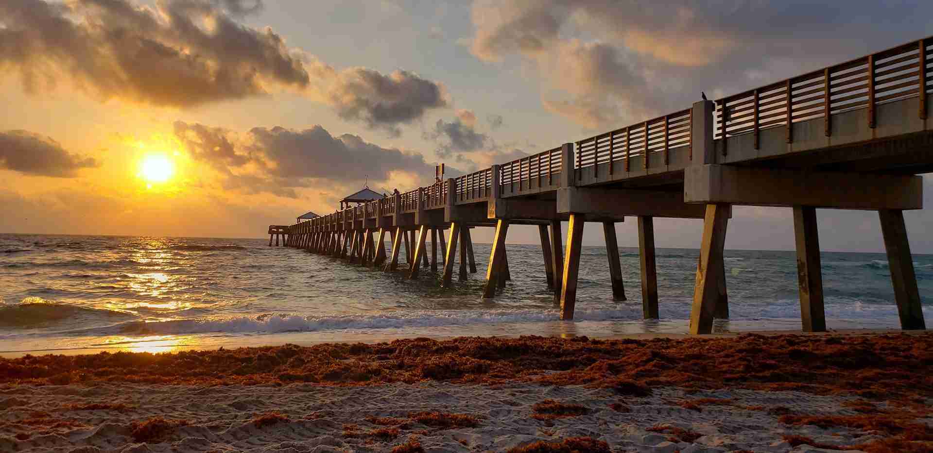 Juno Beach Pier by Beth Varian