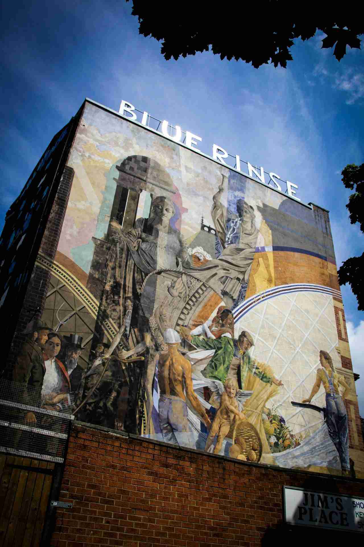 Blue Rinse Mural by Gary Butterfield