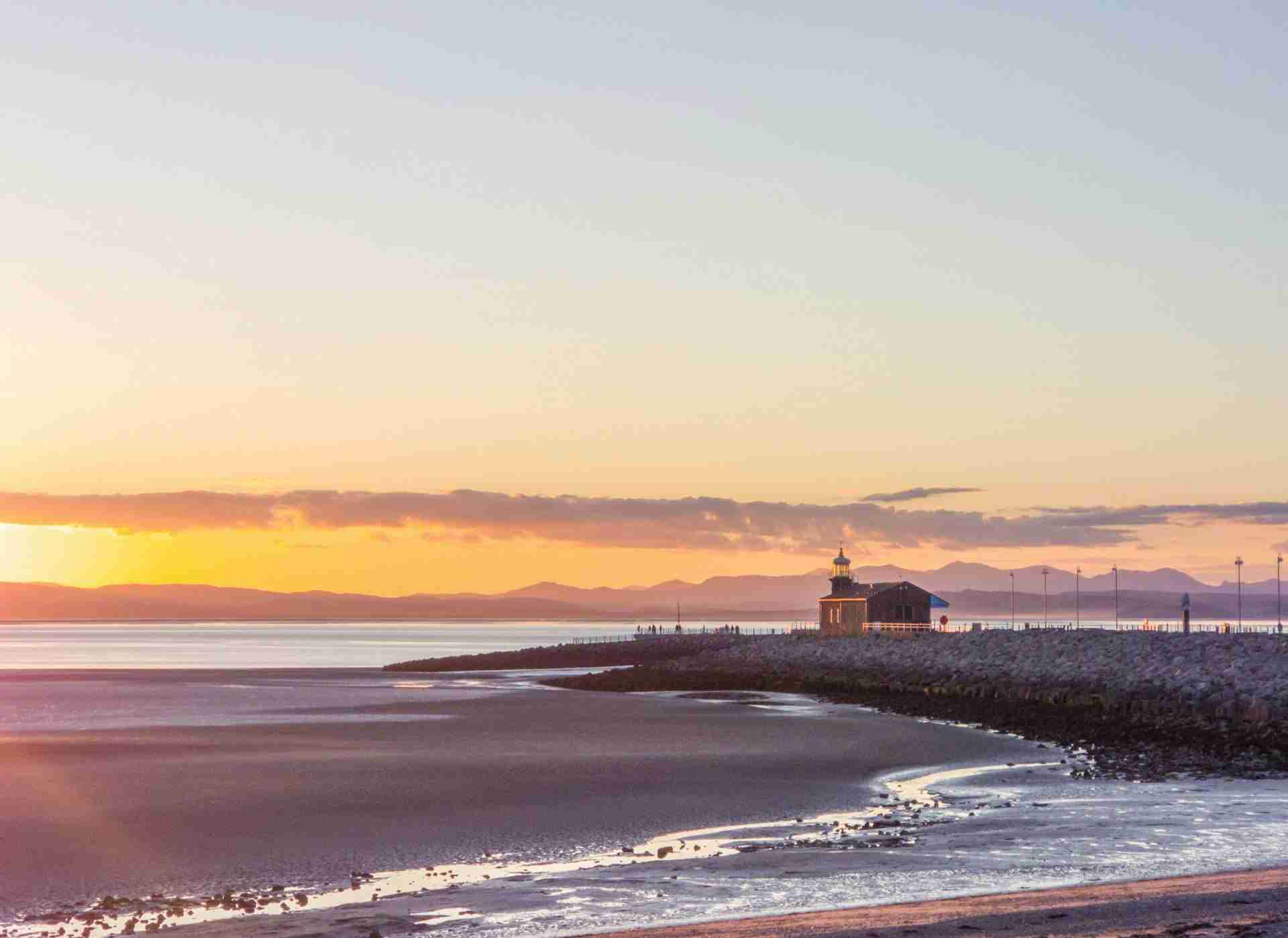 Morecambe Pier Lighthouse by Ed Wingate