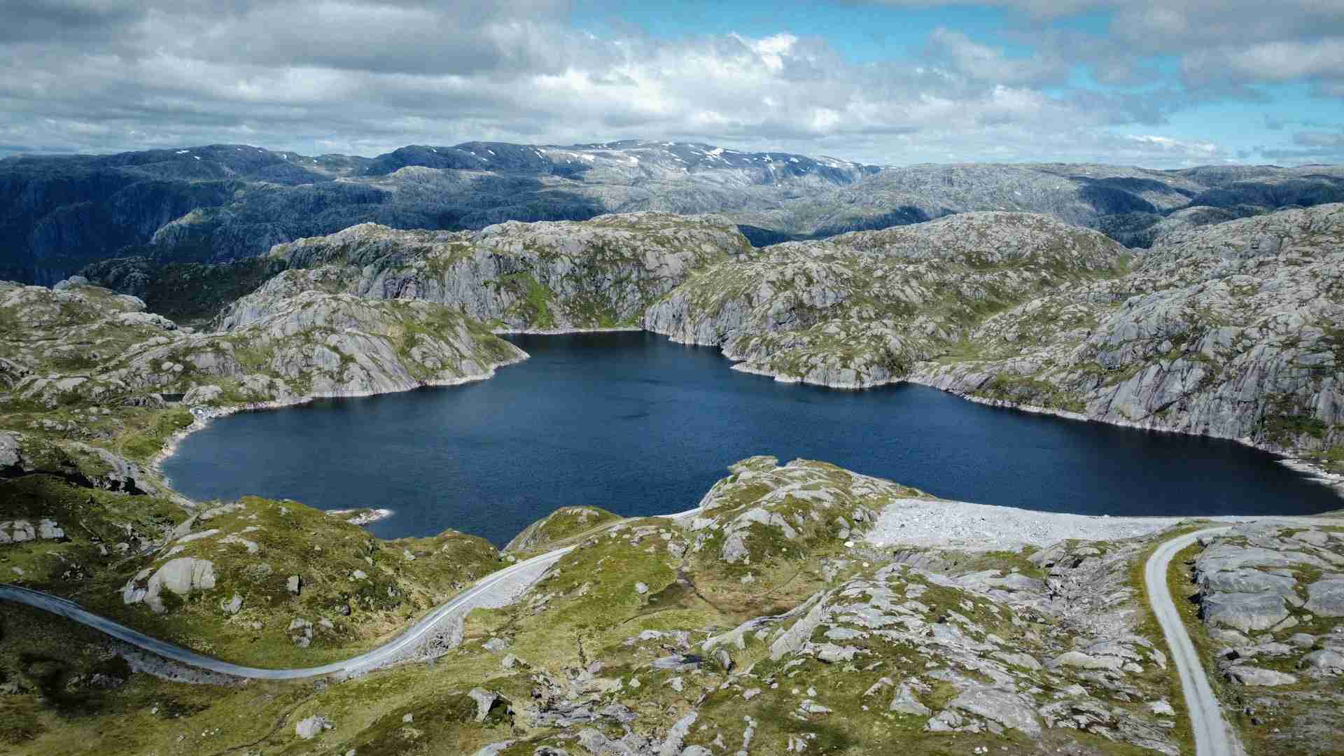 Tjodanpollen Lake Viewpoint by Mario von Rotz