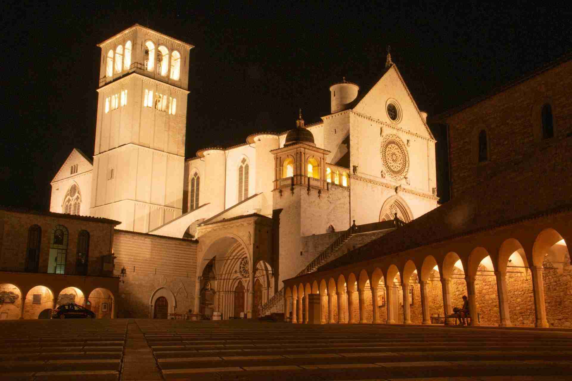Papal Basilica and Sacred Convent of Saint Francis in Assisi by Adelio
