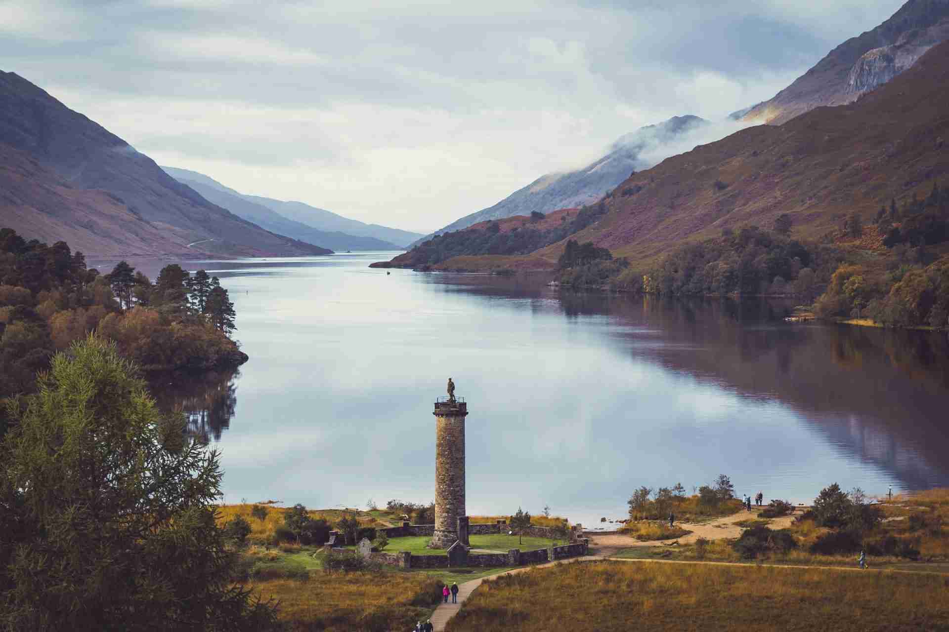 Glenfinnan Monument by Anna Saveleva
