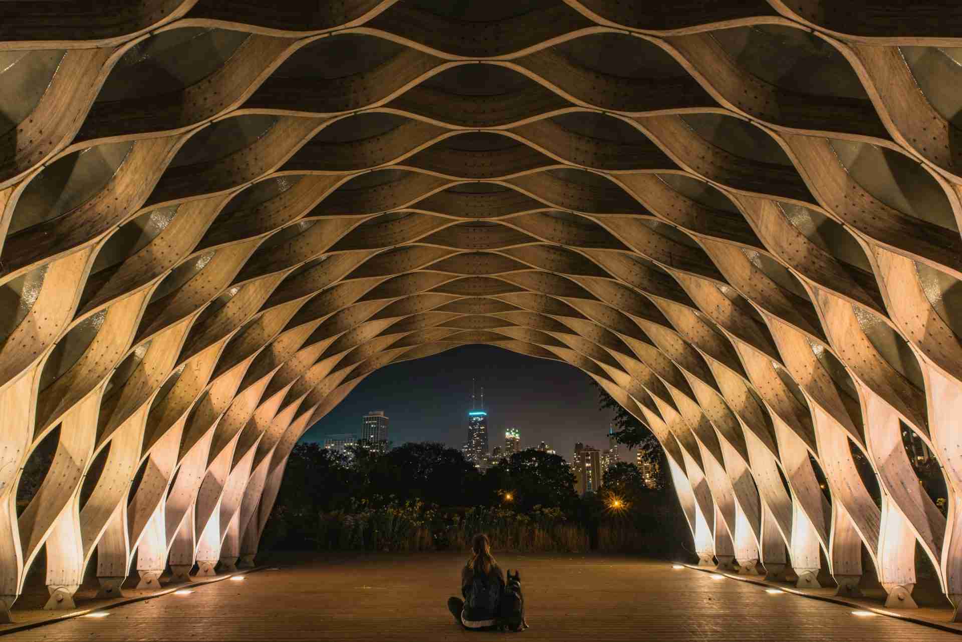 Peoples Gas Pavilion (The Honeycomb) by Chris Palomar