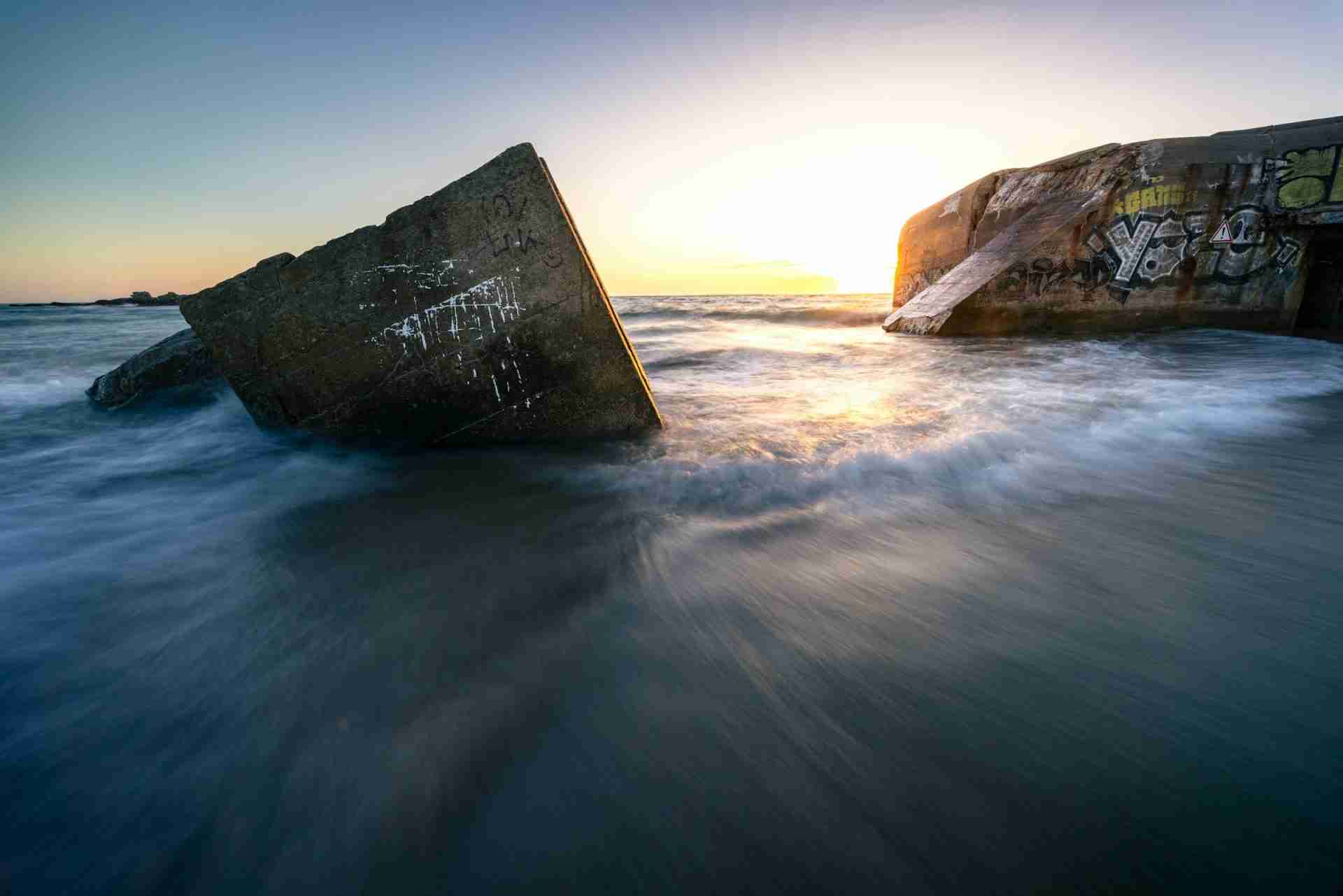 Kerouriec Beach Bunkers by Fabien BELLANGER