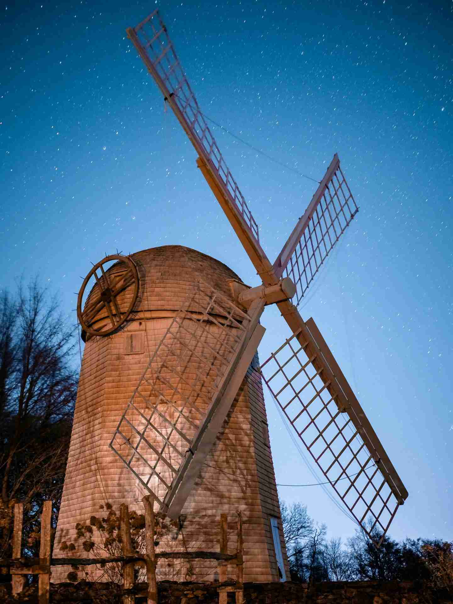 Jamestown Windmill by Balazs Busznyak