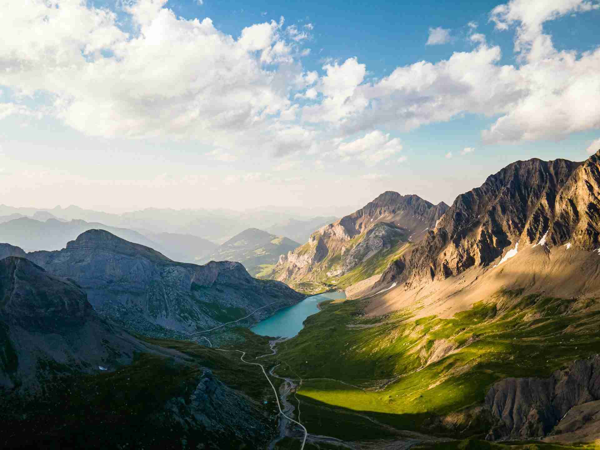 Col du Sanetsch and Lac de Sénin by Michael Briguet