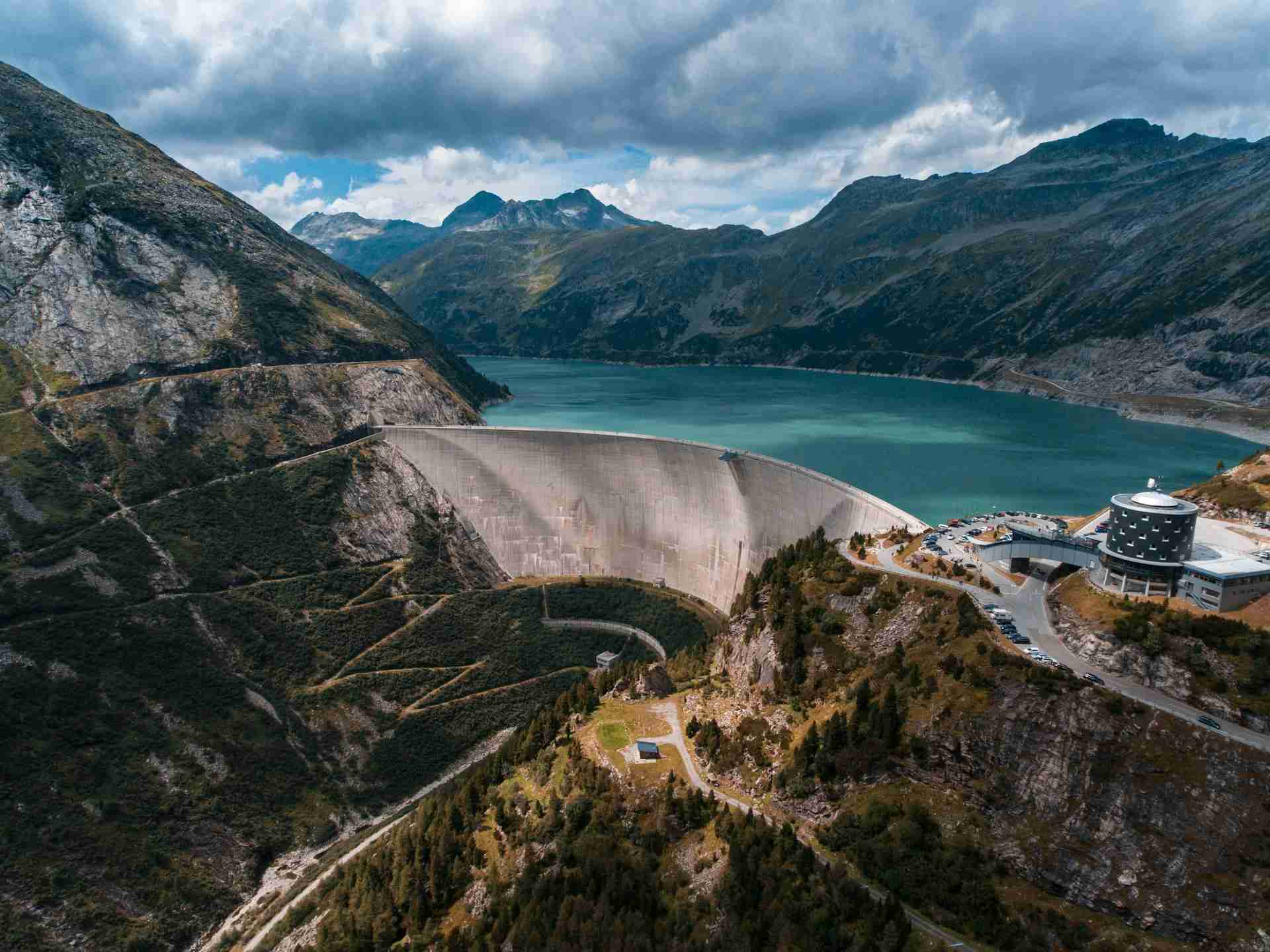 Kölnbrein Dam by Kees Streefkerk