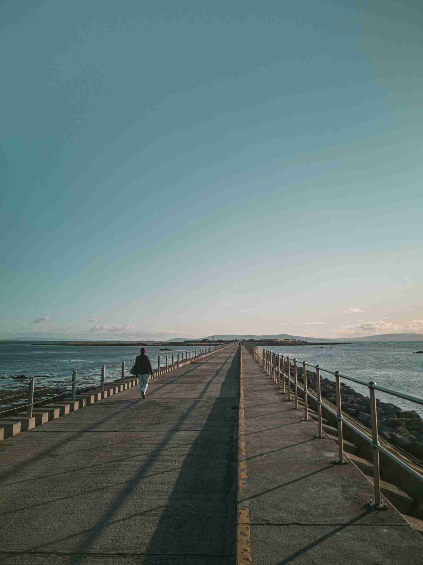 Mutton Island Causeway by Gabriel Ramos