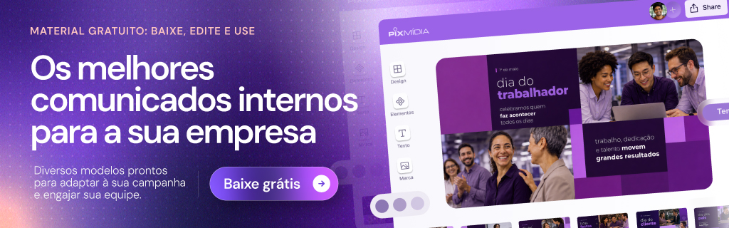 Os melhores comunicados internos para a sua empresa exibir no software de TV corporativa