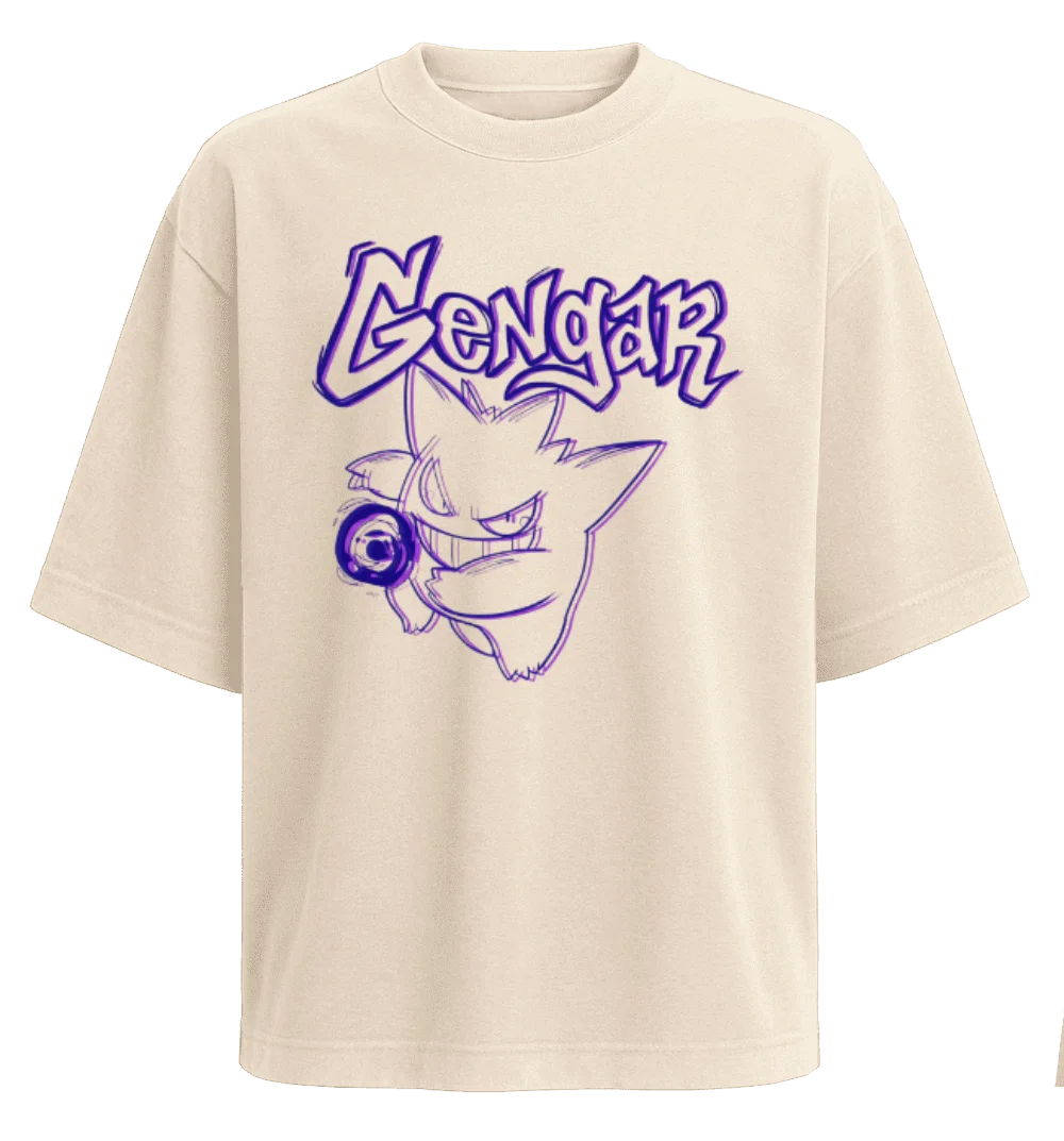Polera Oversize - Gengar