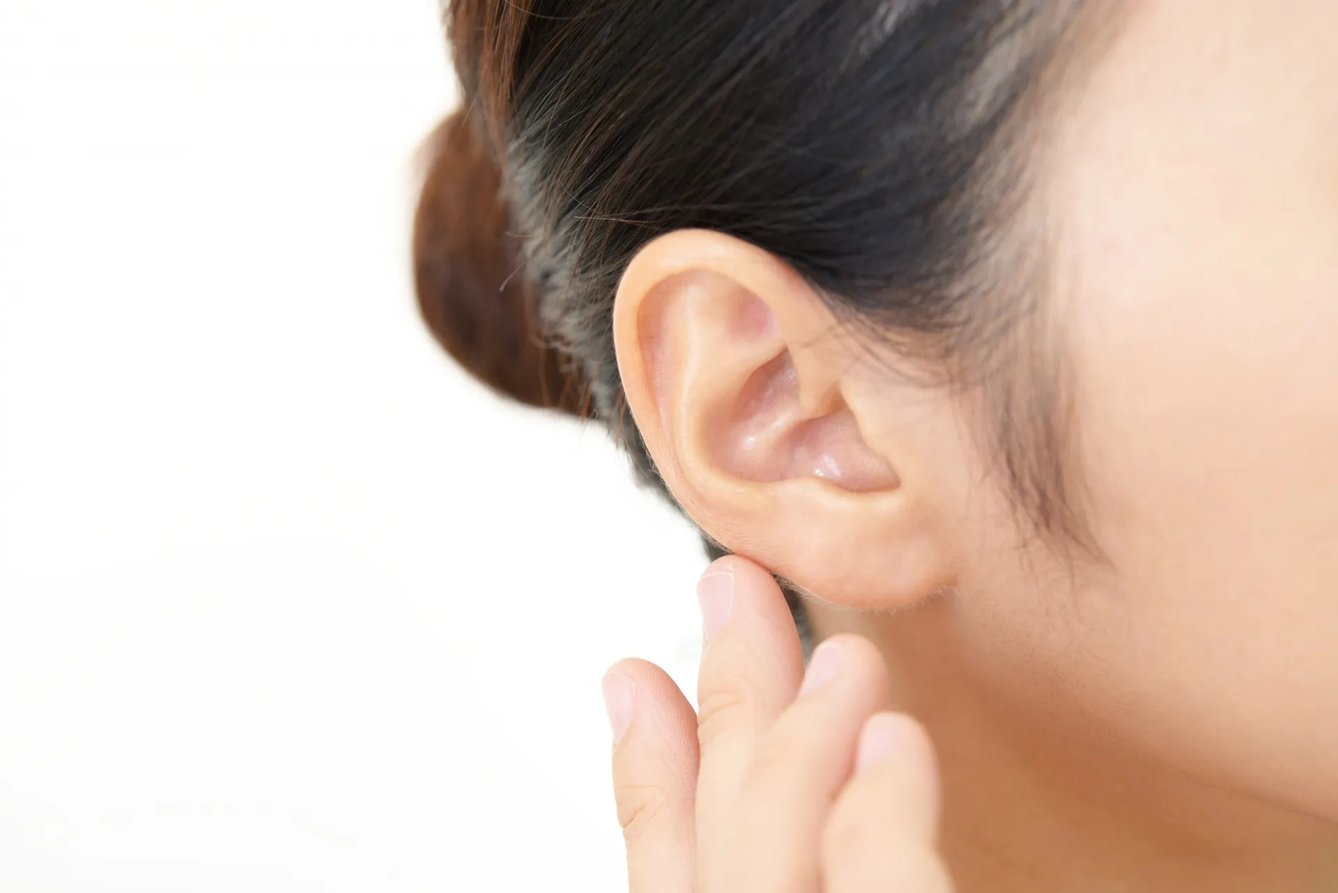 A woman's ear