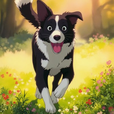 Art in the style of Ghibli